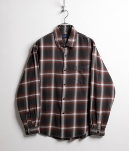オンブレネルチェックシャツ