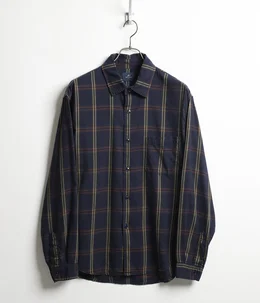 REMI RELIEF NAVY LABEL】極上の肌触り。大人のチェックシャツ