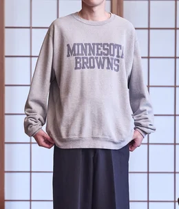 別注 SP加工裏毛クルー(MINNESOTA)