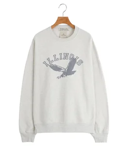 【レディース】SP加工3飛び裏毛クルー(ILLINOIS)