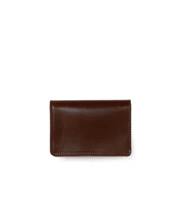 GUSSETED CARD CASE (VINTAGE BRIDLE)
