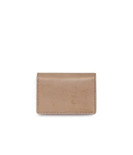 GUSSETED CARD CASE (VINTAGE BRIDLE)