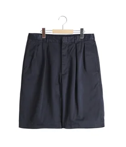 Double Pleat Chino Shorts
