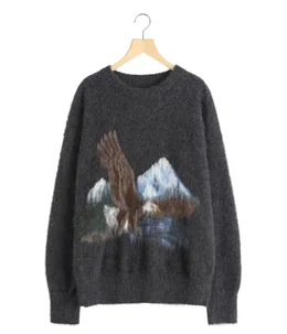 BRUSHED EAGLE PULLOVER
