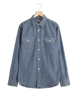BLUE CHAMBRAY L/S WORK SHIRT