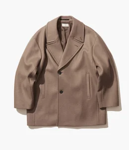 【予約】【レディース】SUPER 120S DOUBLE MELTON SEMI DOUBLE SHORT COAT