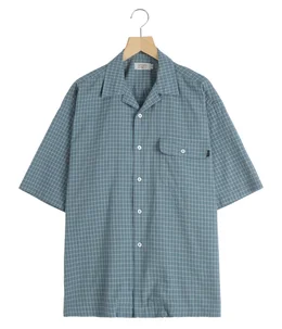 Dobby Plaid Open Collar S/S Shirt | SEDAN ALL-PURPOSE(セダン