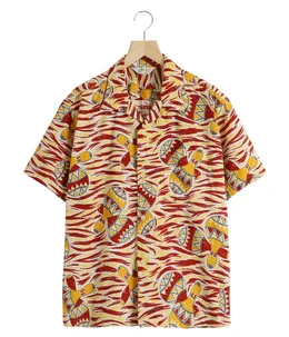 “MARACAS” DOBBY COTTON S/S OPEN SHIRT