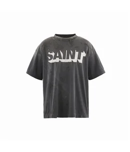 すぐ届く●SAINT Mxxxxxx●SAINT PAM コットン 半袖 Tシャツ f57f052bd6d34a82820dae1671e8a6