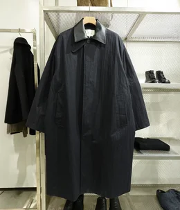 予約】REVERE TRENCH COAT -WASHED WEATHER CLOTH- | STUDIO NICHOLSON