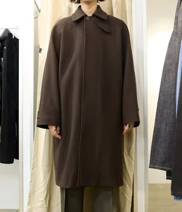 【予約】RAGLAN WOOL COAT - MELTON WOOL -