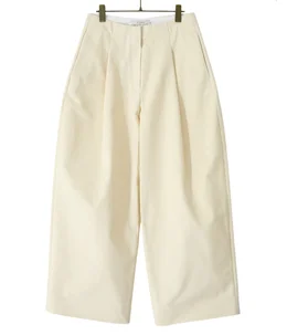 【レディース】PEACHED COTTONTWILL VOLUME PANTS