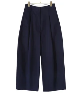 【レディース】PEACHED COTTONTWILL VOLUME PANTS