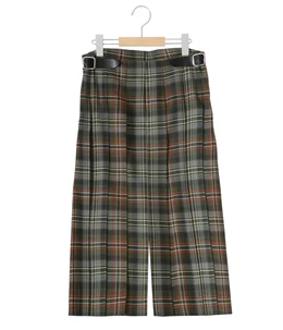 【レディース】TARTAN PLAID BELTED PANTACOURT