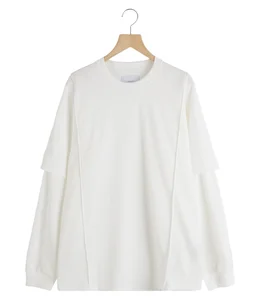 OVERSIZED LAYERED SLEEVE TEE