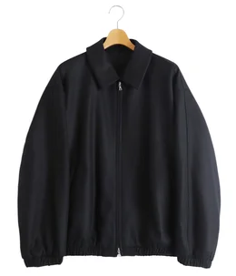 MELTON OVERSIZED ZIP JACKET