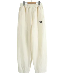 LINEN/NYLON TRACK TROUSERS