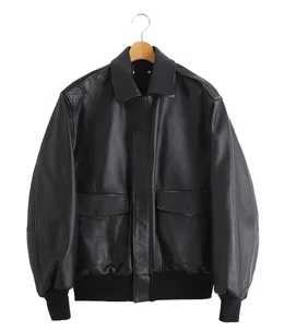 COW LEATHER VINTAGE FLIGHT JACKET