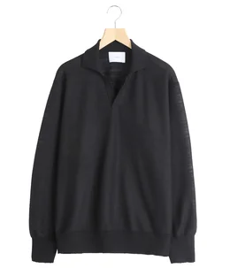 SLUB COTTON KNIT SKIPPER LS