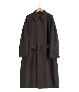WOOL CASHMERE RAGLAN SLEEVE BALMACAAN COAT
