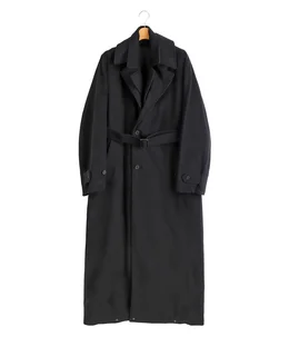 WOOL CASHMERE LAYERED COMBINATION COAT
