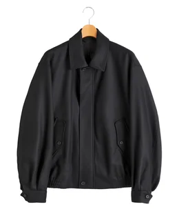 WOOL MELTON HARRINGTON JACKET