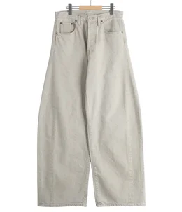 DEFORMATION WIDE COLOR DENIM PANTS