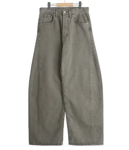 DEFORMATION WIDE COLOR DENIM PANTS