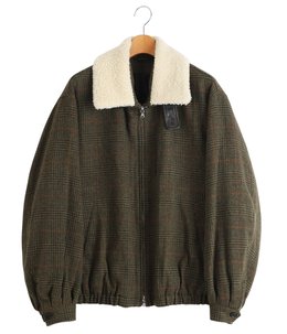 DETATCHABLE COLLAR BRITISH TWEED JACKET