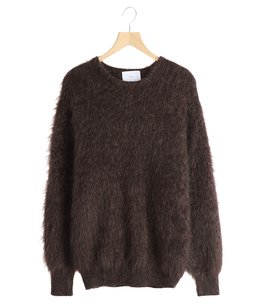 KID MOHAIR KNIT CREW NECK LS