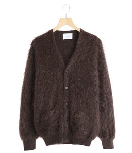 KID MOHAIR KNIT V NECK CARDIGAN