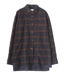 OVERSIZED LAYERED FLANNEL SHIRT