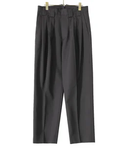 stein 19aw double wide trousers BR.KHAKI