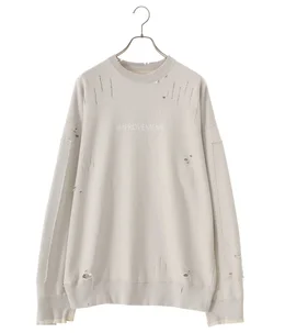 OVERSIZED REBUILD SWEAT LS