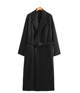 OVERSIZED MAXI-LENGTH DOUBLE BREASTED COAT