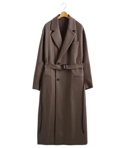 OVERSIZED MAXI-LENGTH DOUBLE BREASTED COAT