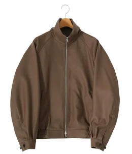 MELTON ZIP UP BLOUSON