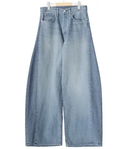 DEFORMATION WIDE DENIM JEANS