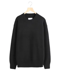 EXTRA FINE WOOL WARM KNIT CREW NECK LS