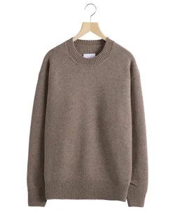 EXTRA FINE WOOL WARM KNIT CREW NECK LS