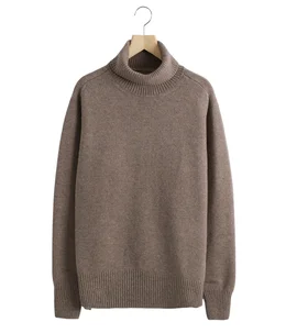 EXTRA FINE WOOL WARM KNIT TURTLE NECK LS