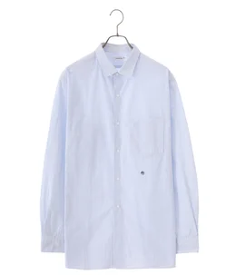 Regular Collar Wind Shirt SAX XS ナナミカ 美品 シャツ トップス メンズ 店舗 大きい