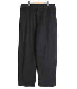 Officer Pant Black Polyester Lurex Stripe