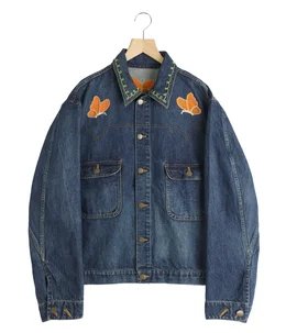 Papillon Emb. Jean Jacket - 12oz Denim