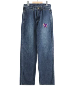 【レディース】Papillon Emb. Straight Jean - 12oz Denim