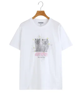 【レディース】Basic Jersey Kittens Relaxed T-shirt