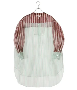 【レディース】Printed Sheer Pullover
