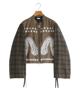 TELMA テルマ　COCOON JACKET レディース】Embroidered Linen Blouson | TELMA(テルマ) / アウター
