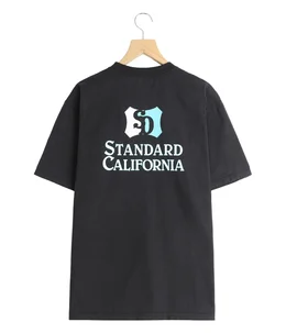 スタンダードカリフォルニア　スタジアムロゴ　シャツ　XL SD Heavyweight Shield Logo Pocket T | STANDARD CALIFORNIA