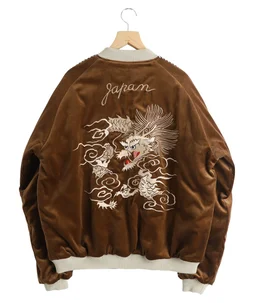 VELVETEEN QUILT SUKA “WHITE DRAGON“×“BLACK EAGLE“